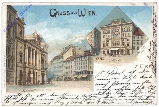 Wien 1, Gruss aus (Ronacher, Carltheater)