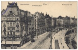 Wien 1, Cafe Atlas-Hof, Industriepalast, Franz Josef Kai