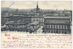 Wien 1, Panorama mit Künstlerhaus und Musikvereins-Gebäude