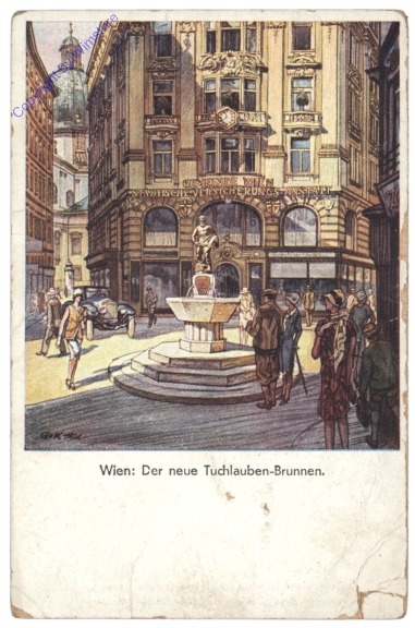 ak136045 Wien 1, Der neue Tuchlauben-Brunnen