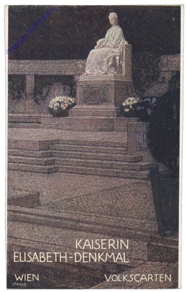 Wien 1, Kaiser Elisabeth-Denkmal, Volksgarten