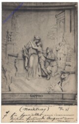 Wien 1, Grillparzer-Denkmal, Sappho