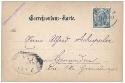 Wien 1, Goethe-Denkmal. Enthüllung