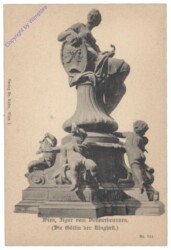 Wien 1, Figur vom Donnerbrunnen (Die Göttin der Klugheit)