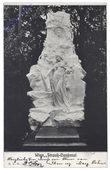 ak136121 Wien 1, Strauß-Denkmal