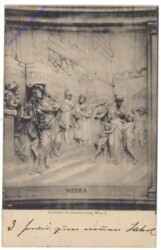 Wien 1, Grillparzer-Denkmal, Medea