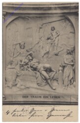 Wien 1, Grillparzer-Denkmal, Der Traum ein Leben