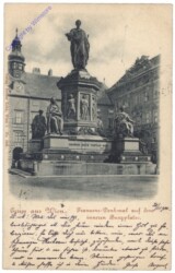 Wien 1, Franzens-Denkmal auf dem inneren Burgplatz