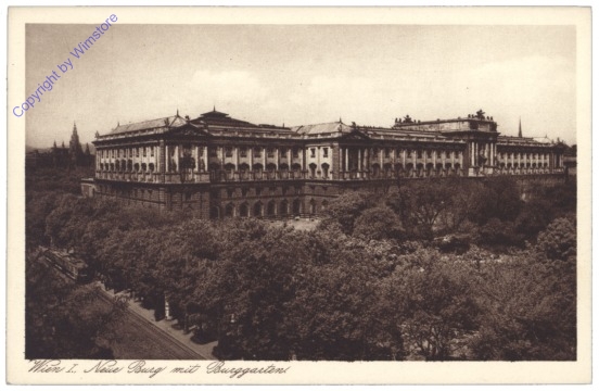 Wien 1, Neue Burg mit Burggarten