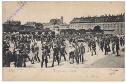 ak136259 Wien 1, Burgmusik am Wege