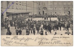 ak136295 Wien 1, Ablösung der Burgwache