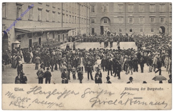 Wien 1, Ablösung der Burgwache