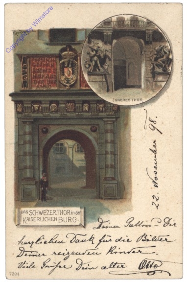 Wien 1, Das Schweizer Thor in der Kaiserlichen Burg