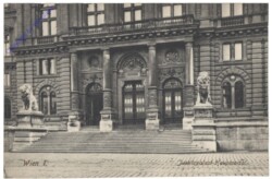 Wien 1, Justizpalast, Hauptportal