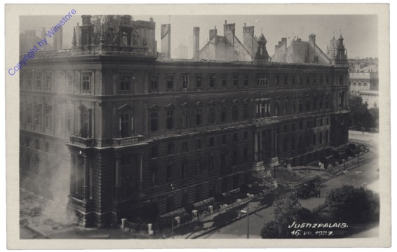 Wien 1, Justizpalast, 16. VII. 1927