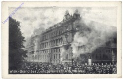 Wien 1, Brand des Justizpalastes 15. u. 16. VII. 1927