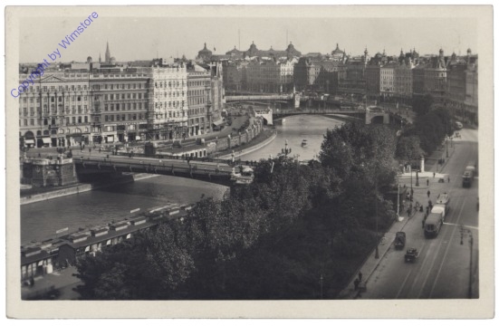 Wien 1, Kai mit Salztorbrücke