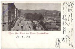 Wien 1, Ein Theil des Franz Josefs-Quai