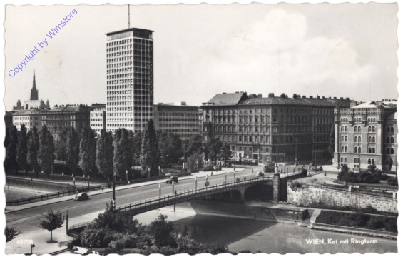 Wien 1, Kai mit Ringturm