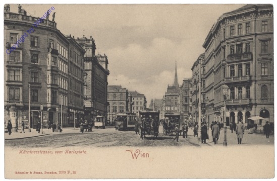 ak136382 Wien 1, Kärntnerstraße, vom Karlsplatz