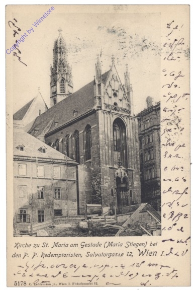 Wien 1, Kirche zu St. Maria am Gestade (Maria Stiegen)