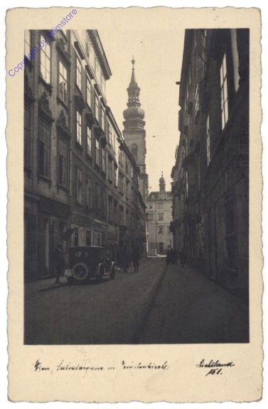 Wien 1, Minoritenkirche und Salvatorgasse