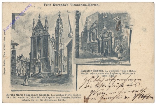 Wien 1, Kirche Maria Stiegen am Gestade, Salvator-Kapelle