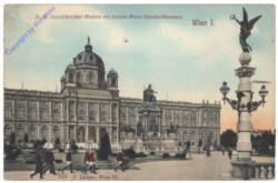Wien 1, K.k. kunsthistorisches Hof-Museum und Kaiserin Maria Theresia-Monument