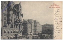 Wien 1, Neuer Markt mit beiden Hotels