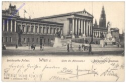 Wien 1, Reichsraths-Palast, Parlamentsbrunnen