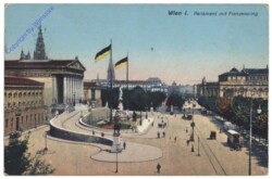ak136542 Wien 1, Parlament mit Franzensring