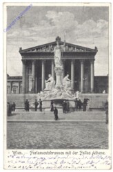 Wien 1, Parlamentsbrunnen mit der Pallas Athene