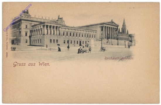 ak136550 Wien 1, Reichsrathsgebäude