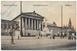 Wien 1, Reichsraths-Palast, Parlaments-Brunnen