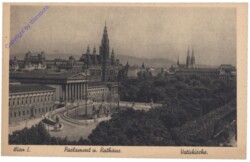 Wien 1, Parlament u. Rathaus, Votivkirche