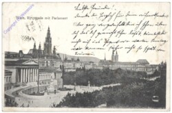 Wien 1, Ringstrasse mit Parlament