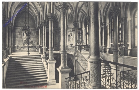 ak136572 Wien 1, Rathaus, Vestibul