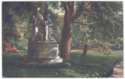 Wien 1, Rathauspark mit Waldmüllerdenkmal