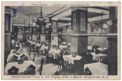 Wien 1, Gastwirtschaft Franz u. Joh. Diglas