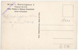 Wien 1, Otto Petter "Gösser Bierklinik"