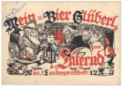 ak136620 Wien 1, Wein u. Bier Stüberl zum Laterndl