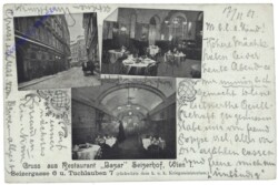 ak136662 Wien 1, Gruss aus Restaurant "Bazar" Seizerhof