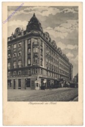 Wien 1, Hauptansicht des Hotels "Sächsischer Hof"