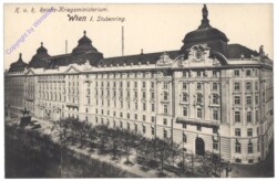 Wien 1, Stubenring, k.u.k. Reichs-Kriegsministerium