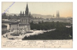 Wien 1, Franzensring, Parlament, Rathaus