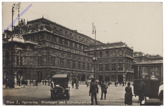 Wien 1, Opernring, Staatsoper, Kärntnerstrasse