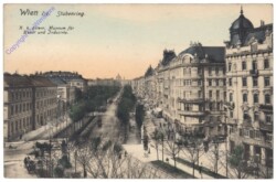 Wien 1, Stubenring, k.k. österr. Museum f. Kunst und Industrie
