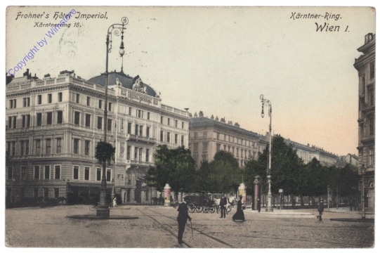 Wien 1, Kärntner-Ring, Frohner's Hotel Imperial