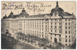 Wien 1, Stubenring, k.k. Kriegsministerium