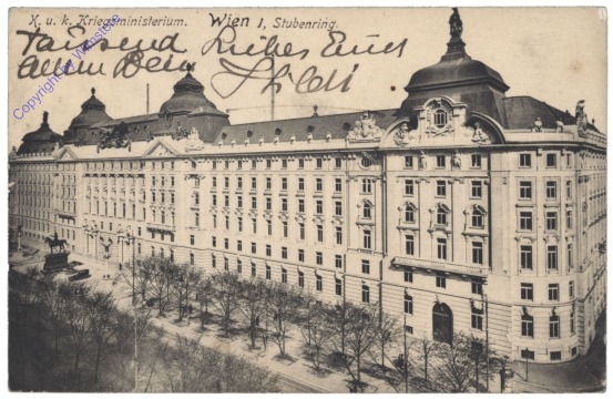 ak136694 Wien 1, Stubenring, k.k. Kriegsministerium